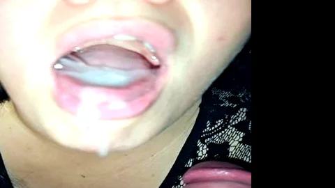 Amateur MILF swallowed 10 CUMSHOTS after riding her husband's BIG...