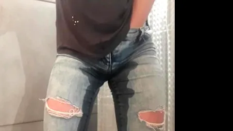 Compilation 8 Videos of My Wetting Jeans and Pants plus High Heels