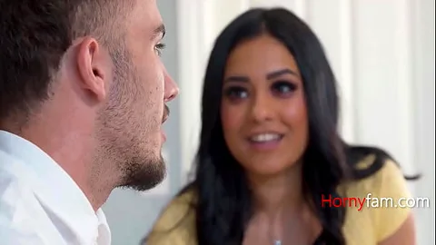 8-minute Latina Threesome - Latina Step Sister