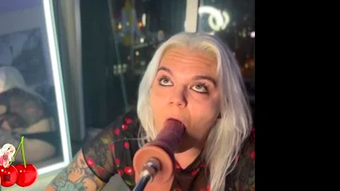 Fucking My Throat For The First Time With The Fuck Machine