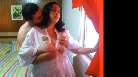 I entered my stepmother's room by surprise to fuck hard - we were...