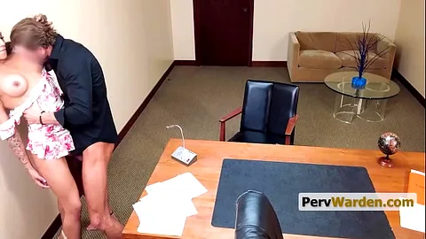 Cougar Blowjob in the Office - Rough Riding