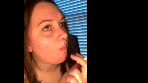 Smoke sesh with French inhale- full vid on OF