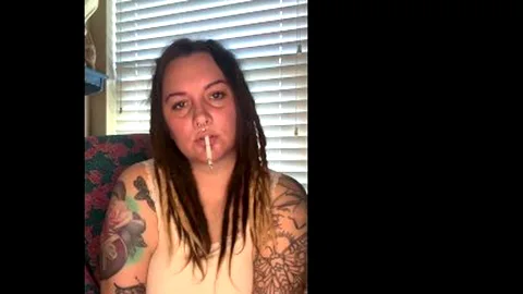 Smoking while my BF jacks off- full vid on OF