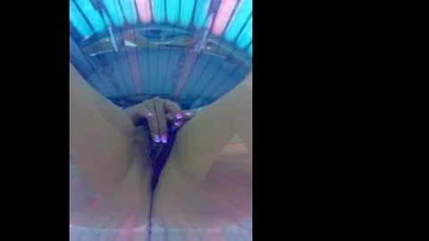 Stepmom doesn't like boring in the solarium solarium masturbation MILF