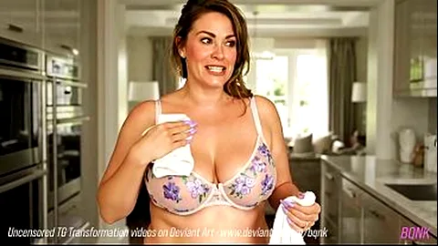 Stepmom Seduction in Kitchen: Curvy Beauty Craves Stepson POV
