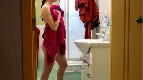 Bathroom Watching Showering